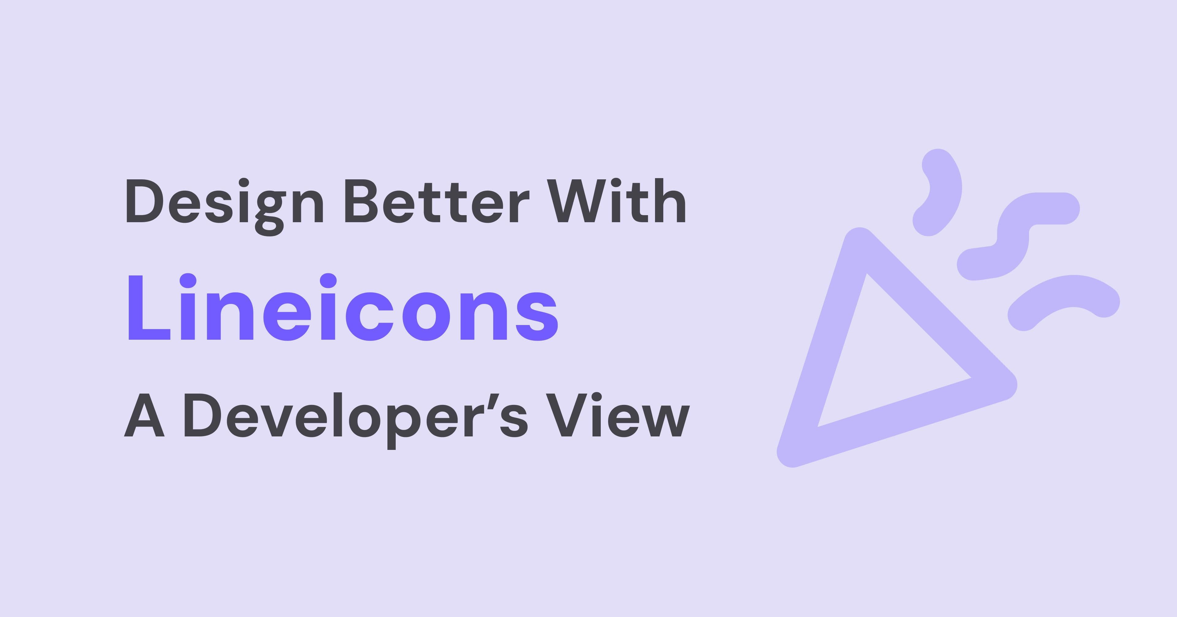 Lineicons: Beautiful, Scalable Icons for Developers and Designers
